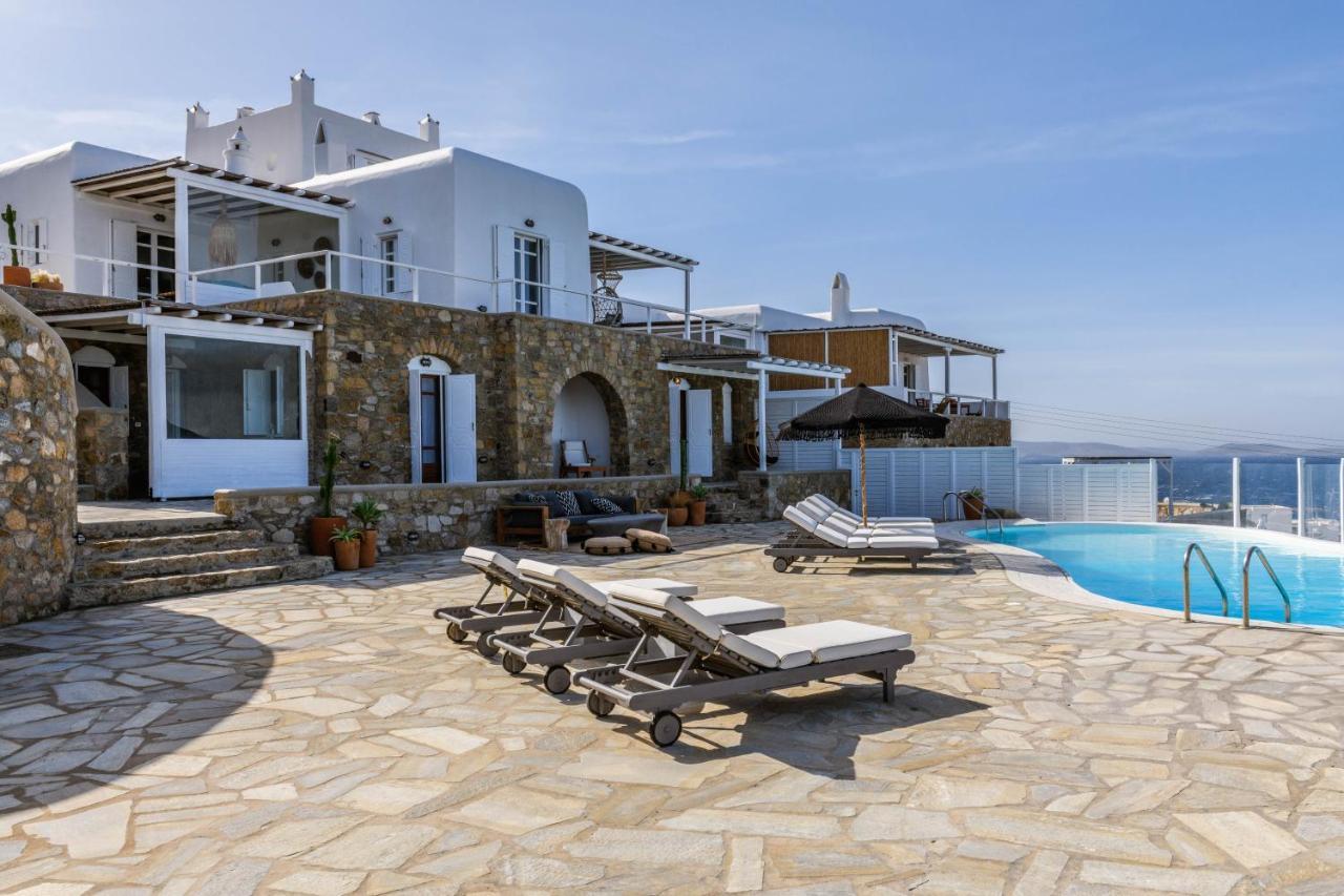 Cosset Villa Bohochic Sea&Harbourview And Sunset By One-Villas Ornos  Zewnętrze zdjęcie