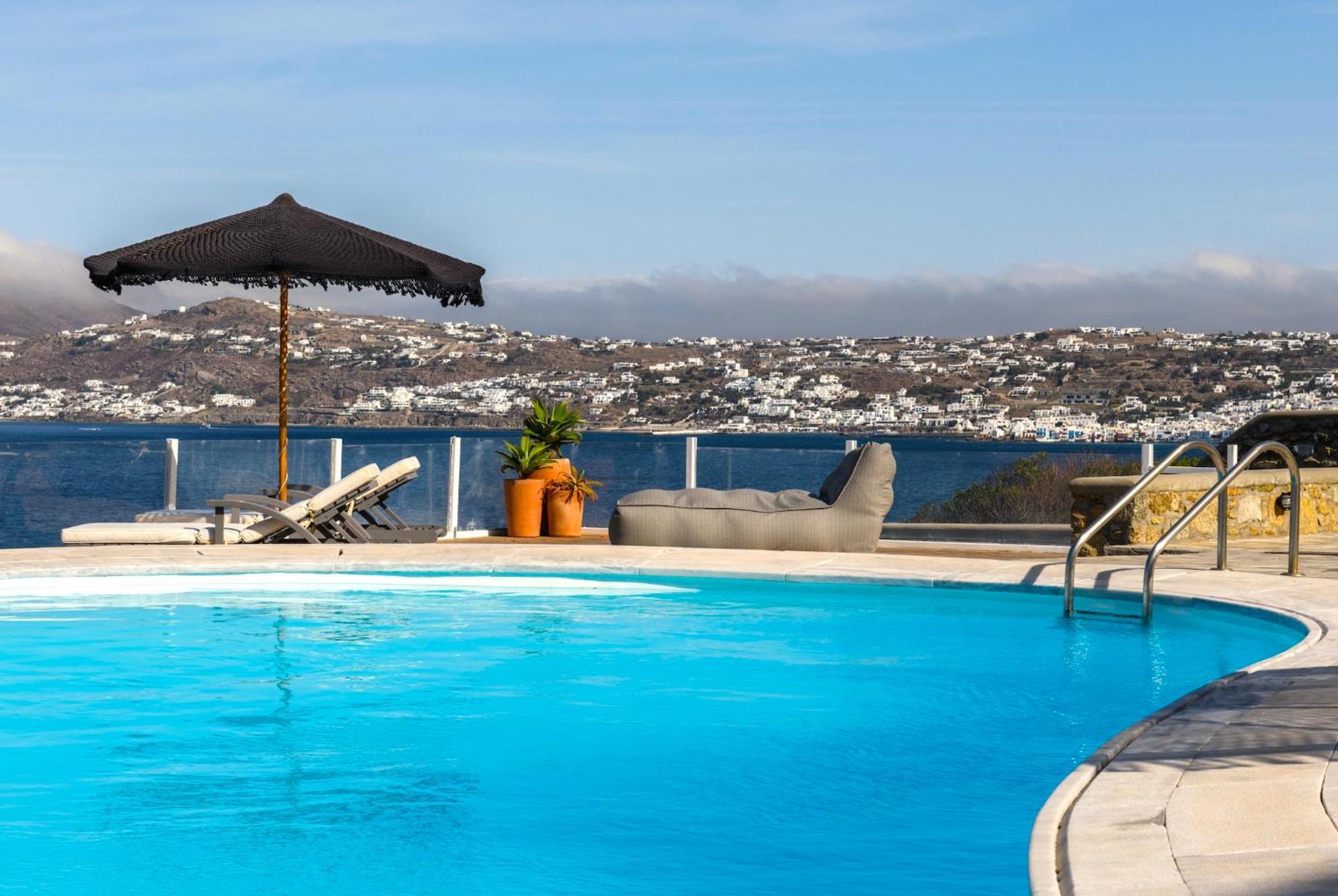 Cosset Villa Bohochic Sea&Harbourview And Sunset By One-Villas Ornos  Zewnętrze zdjęcie